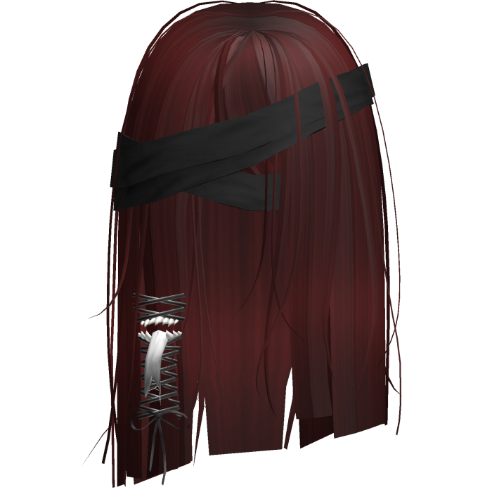 Creepy Red Short Monster Hair Bandages