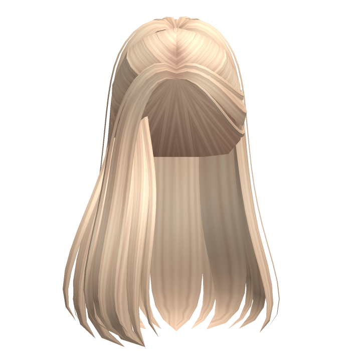 Elegant Model Side Part Ponytail (Blonde)
