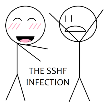 super happy face infection