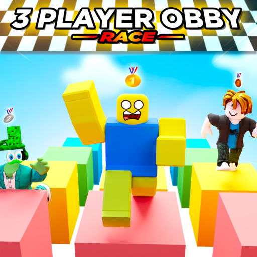 3 Player Obby Race!