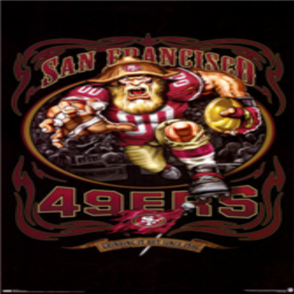 San Fransisco 49ers Poster Roblox decal