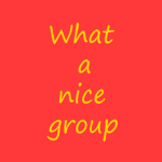 This is a really nice group