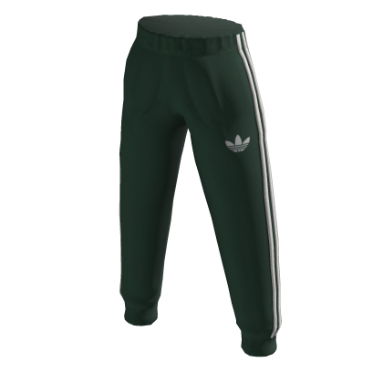 Green adidas pants roblox online
