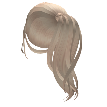 Platinum Flowy Cute Preppy Ponytail Roblox item