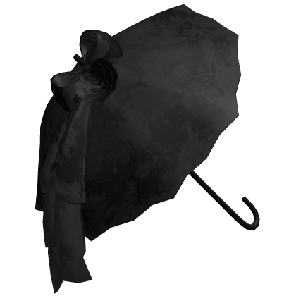 Cute Black Goth Umbrella