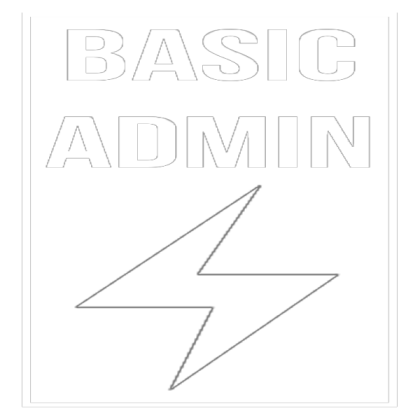 Basic Admin - White Roblox decal