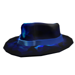 Fedora of the Midnight Azure Wisp
