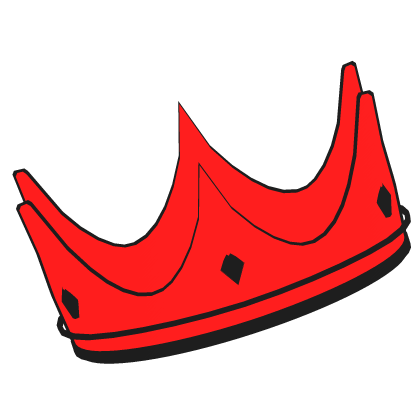 Glowing Floating Crown Red Black