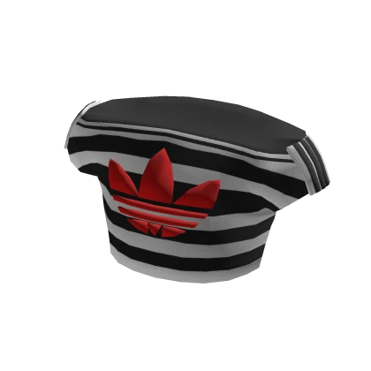 White adidas with black stripes roblox cheap