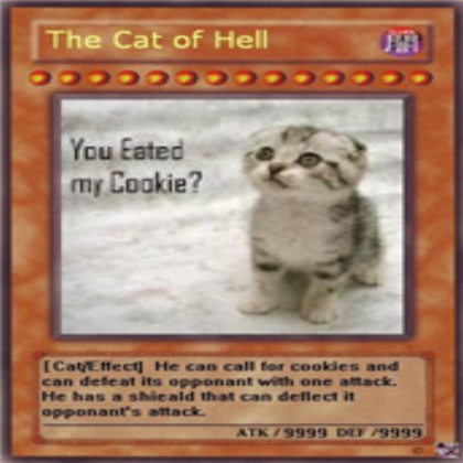 The cat of hell Roblox decal