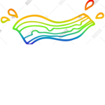 Rainbow bacon