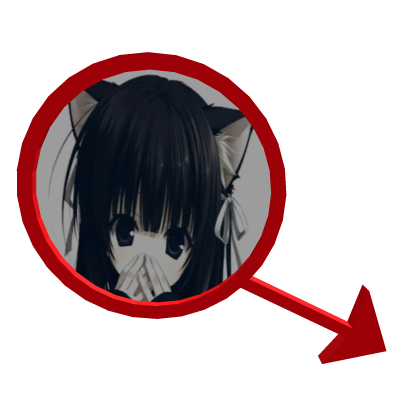catgirl catboy matching red circle