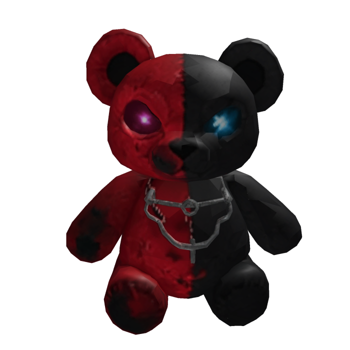 Black Red Teddy Fanny Pack