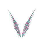 Pastel Plaid Pixie Wings