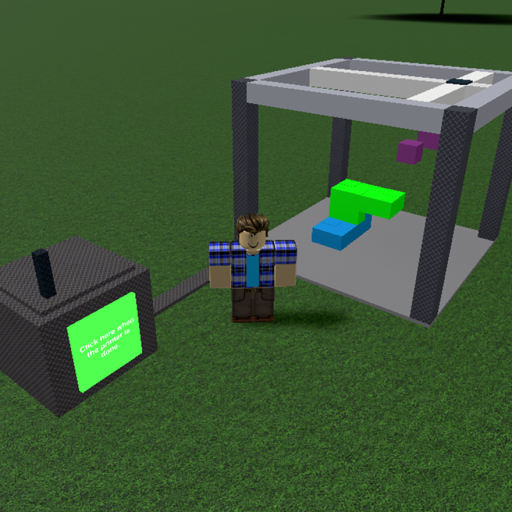 3D Printer Game official Roblox game thumbnail