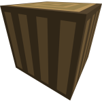 Oak Log Block Head