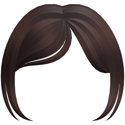 ♡ ꒰ cutesi brown hair side bang ꒱ Roblox item