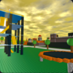 Roblox crossroads map but you're really tiny!
