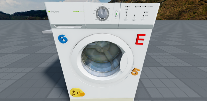 Aspes ALF1106 6kg washing machine! preview 3
