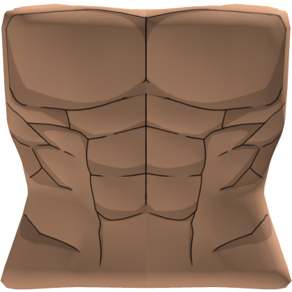 Light Tan Muscle Torso R6 Roblox item