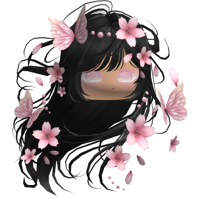 Mystical Sakura Windy Hair (Black)