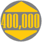400K Badge