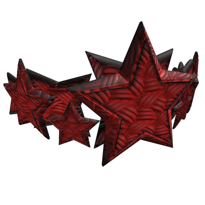 Red Wool Star Crown