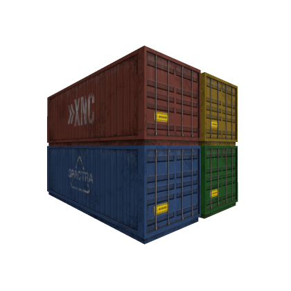Container Pack (Low Poly, PBR)