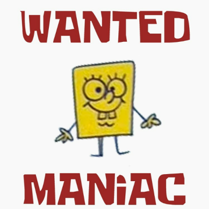 Wanted Maniac Poster Roblox decal