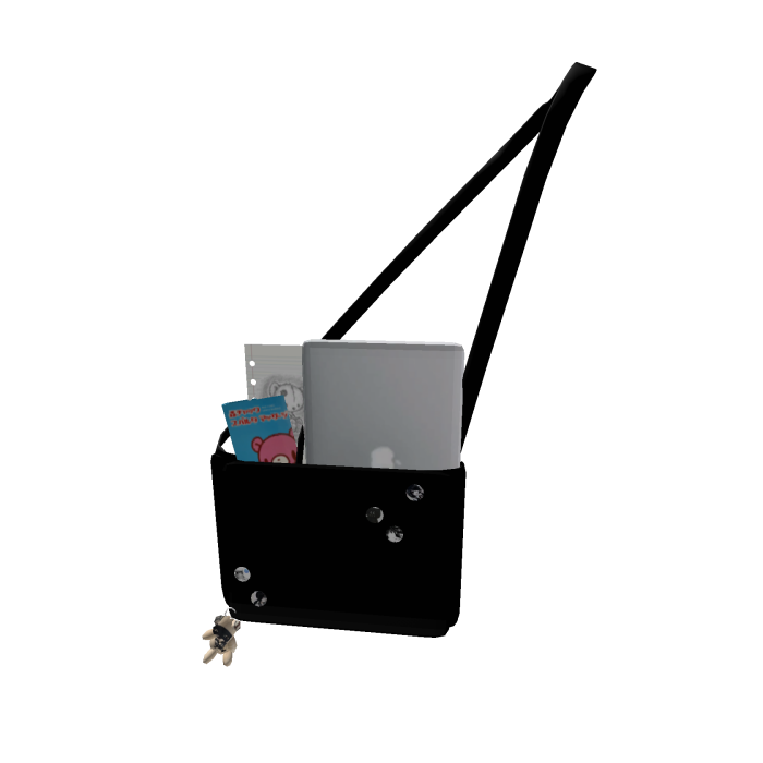 (ᵕ҂ᴗ—) school bag with pins
