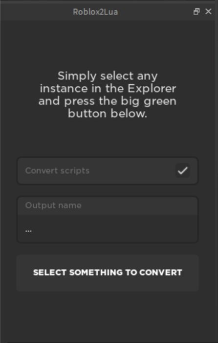 Roblox2Lua (Gui to Lua) preview 2