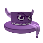 Angry Purple top hat