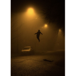 raining street