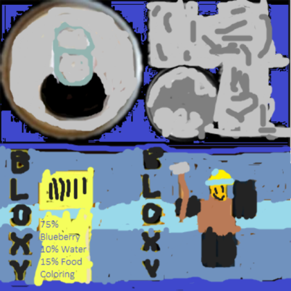 Bloxy cola re-texture. (MS PAINT DRAWING) Roblox decal