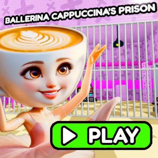 💗 BALLERINA CAPPUCCINA'S PRISON RUN OBBY official Roblox game thumbnail
