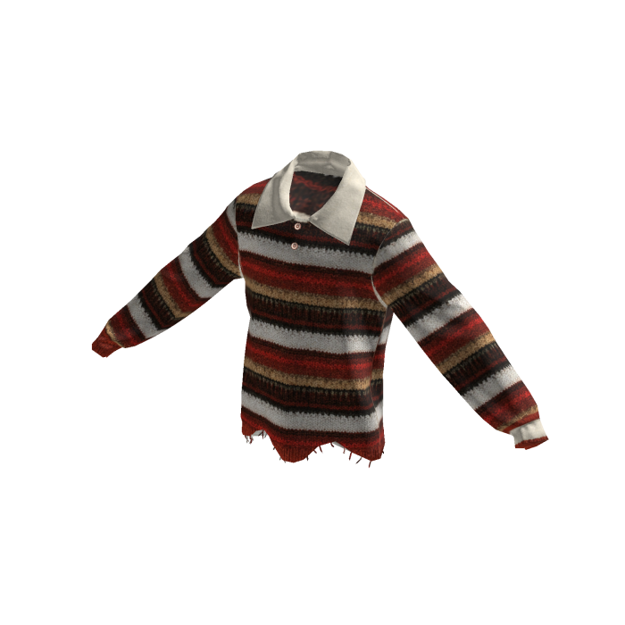 Brown Vintage Stripe Polo