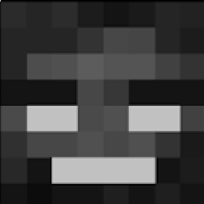minecraft main wither skull (front) Roblox decal