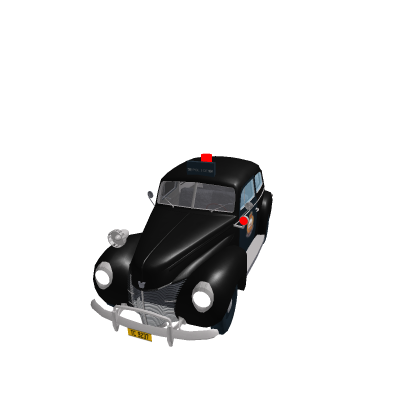 (Original) 1940s Royal Hong Kong Police Car
