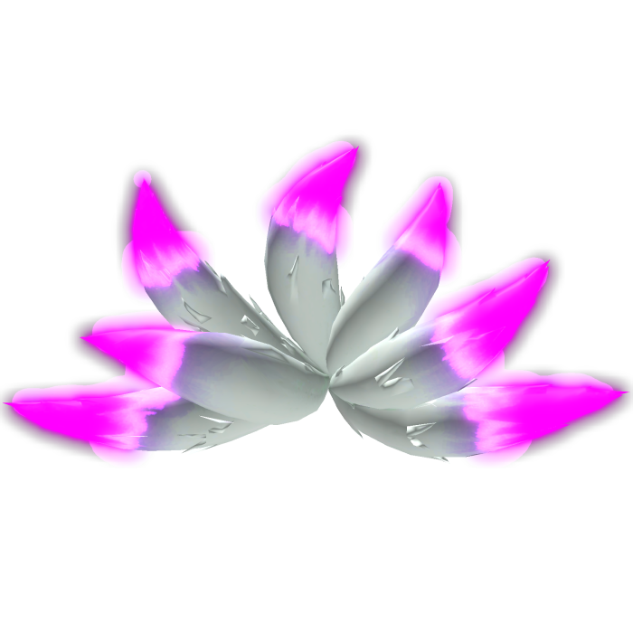 Glowing Kitsune Tail (Emissive) - Pink