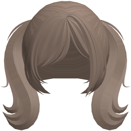 Hime Twin Pigtails (Brown) Roblox item