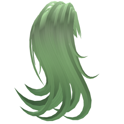 Light Green Right Side Ponytail Extension Roblox item
