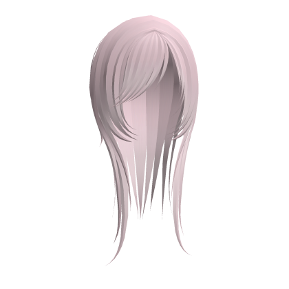 ♱ baby pink scene long razor layered hair Roblox item