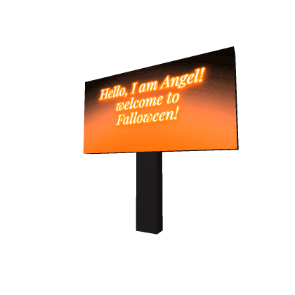 neon sign falloween