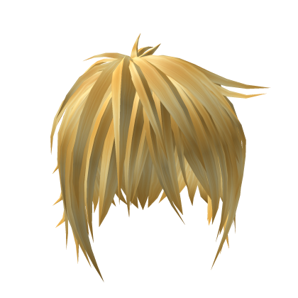Blonde Anime Messy Emo Boy Hair Roblox item