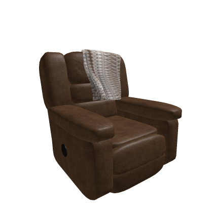 Leather Chair w/ Recliner