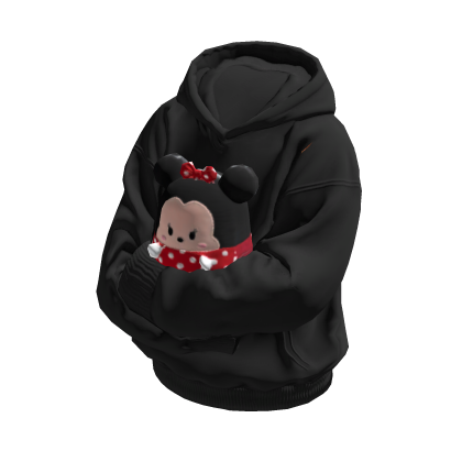 Cute Minnie Mouse Holdable Huggable Sweater Hoodie