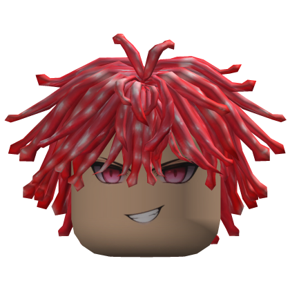 Spiky Anime Boy Hair (Red)