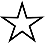 Black starry night