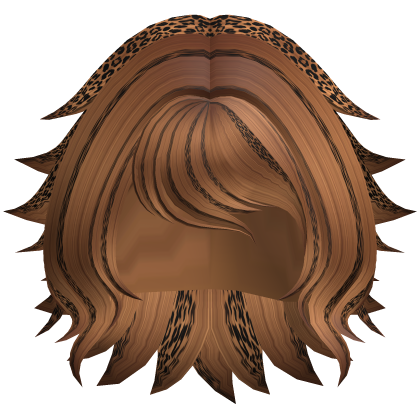 Messy Fluffy Bob Hair (Gyaru Leopard)