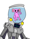 Robot axolotl family:]